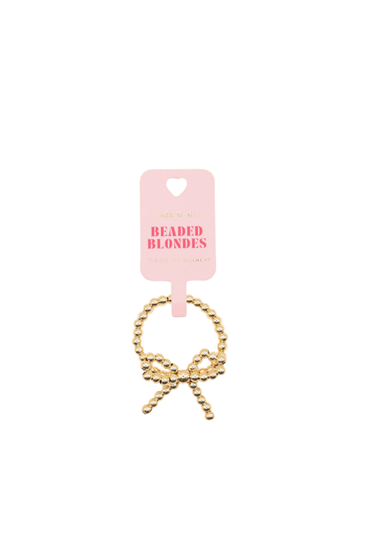 BB Gold Bow Ring