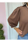 Anna 3/4 Sleeve Scallop Trim Top