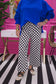 Checkered Mineral Wash Pants