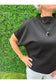 Mock Neck Batwing Sleeve Top
