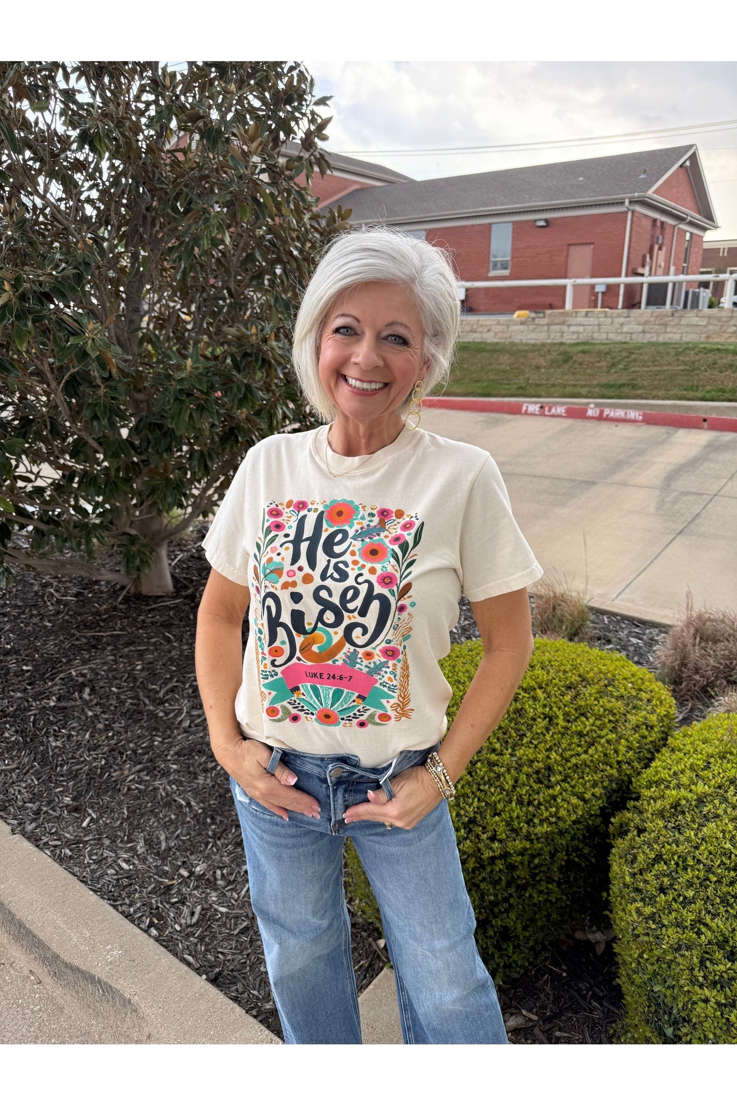 He Is Risen Luke Tee