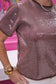 Bree Tiny Sequin Lightweight Sweater