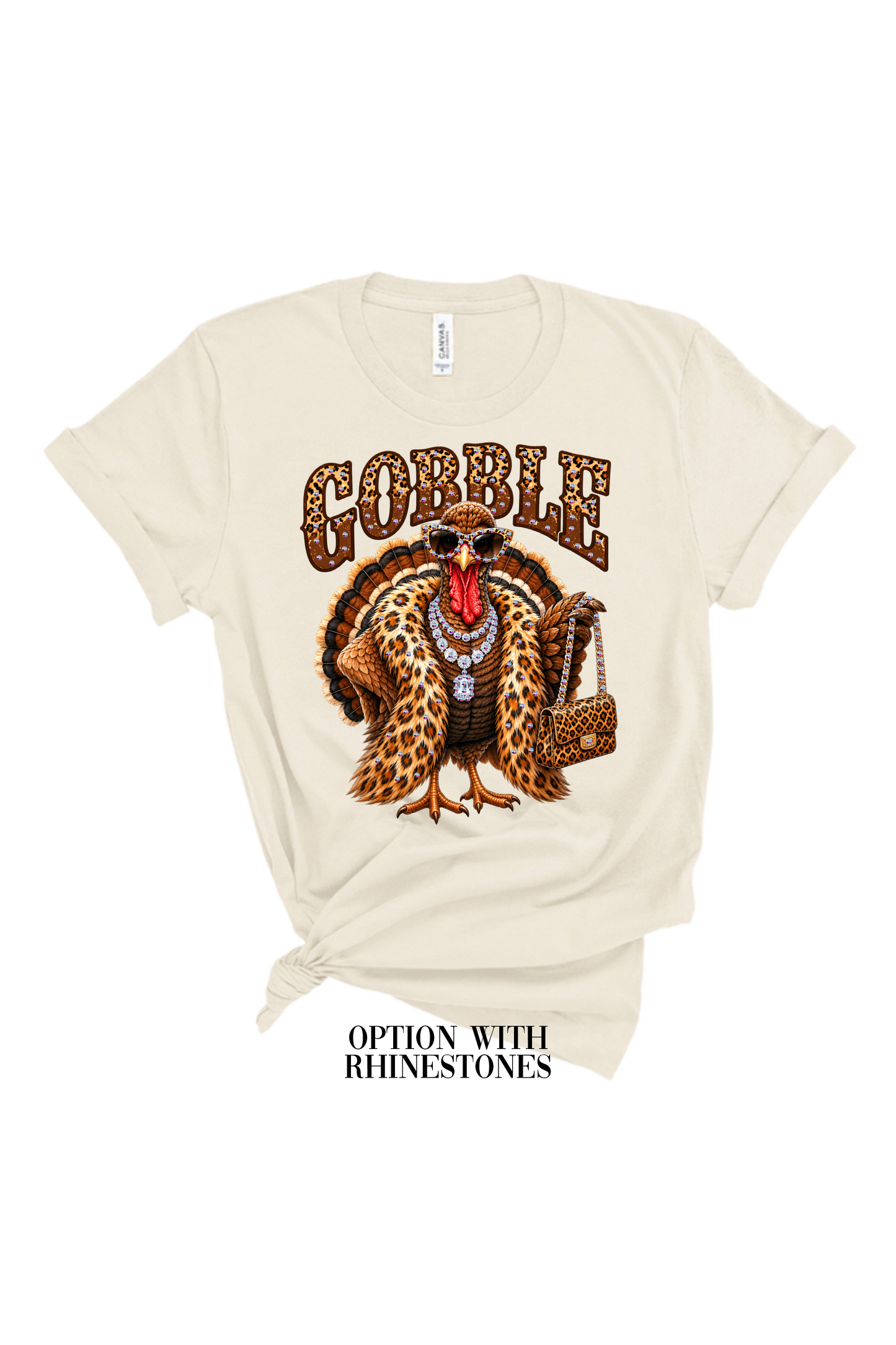 Turkey Glam Rhinestone Graphic Tee