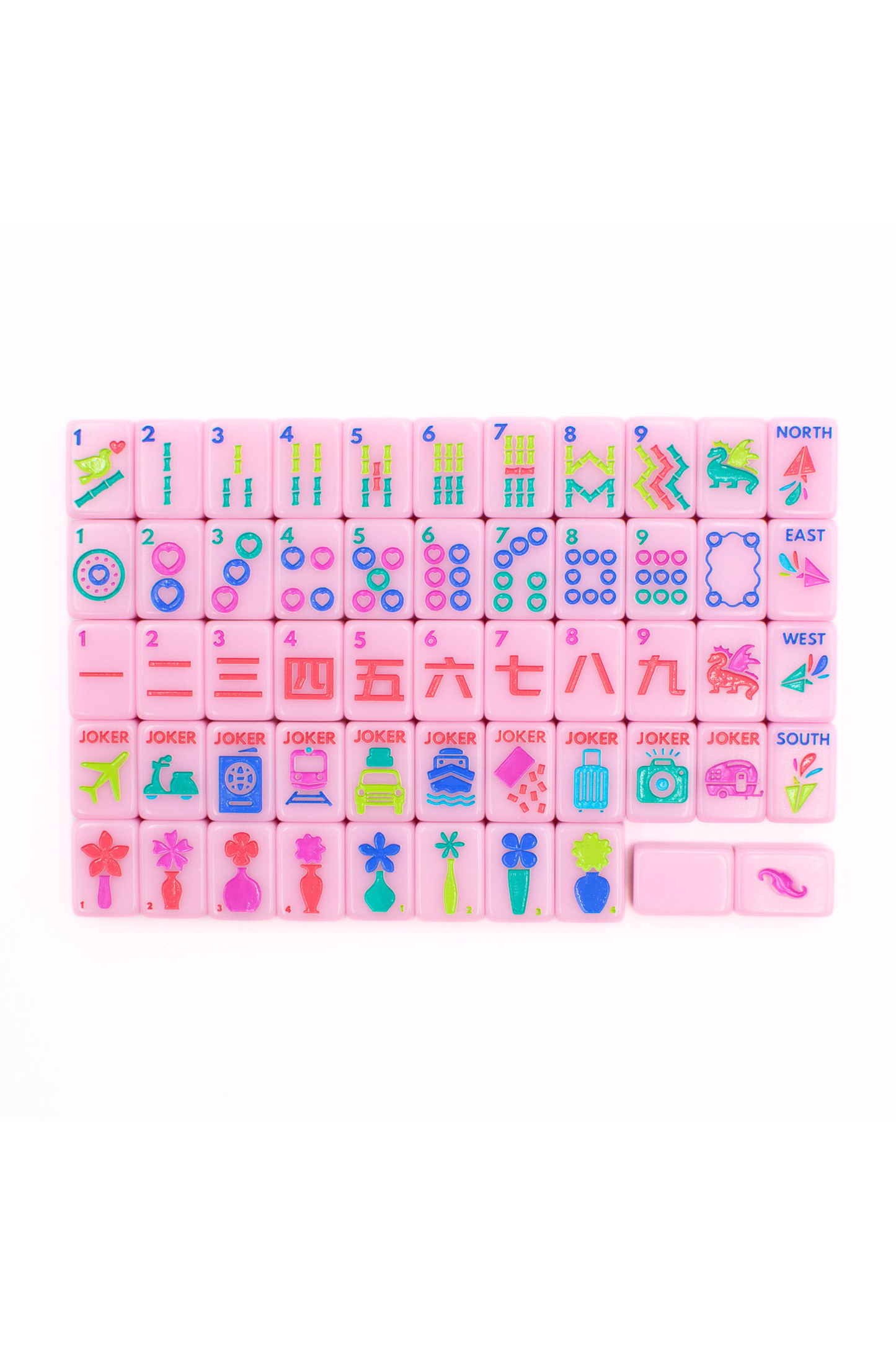 MINI TRAVEL MAHJONG  |  Mini Anywhere Series  |  Pink