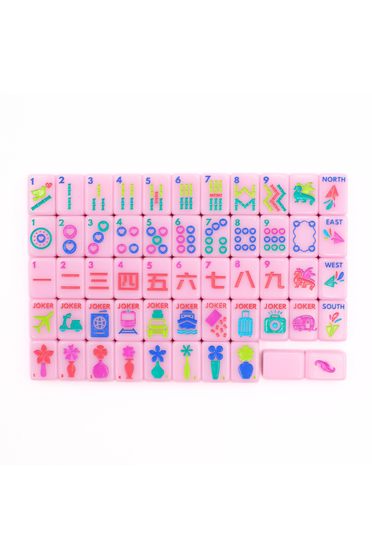 MINI TRAVEL MAHJONG  |  Mini Anywhere Series  |  Pink
