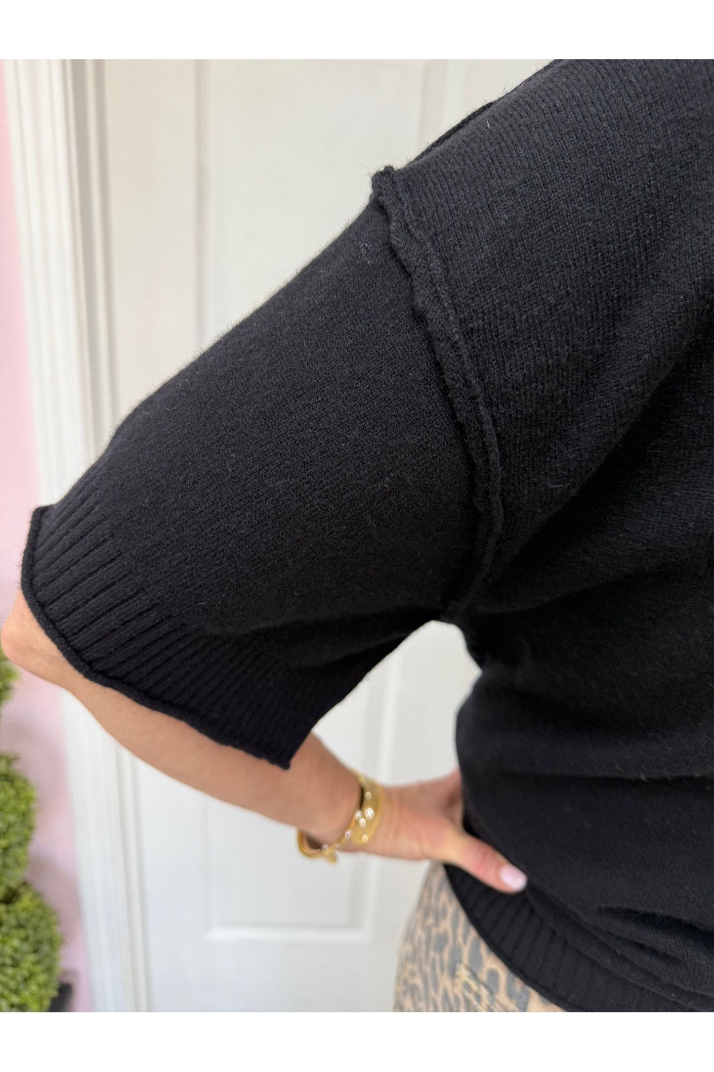 Raw Edge SS Sweater