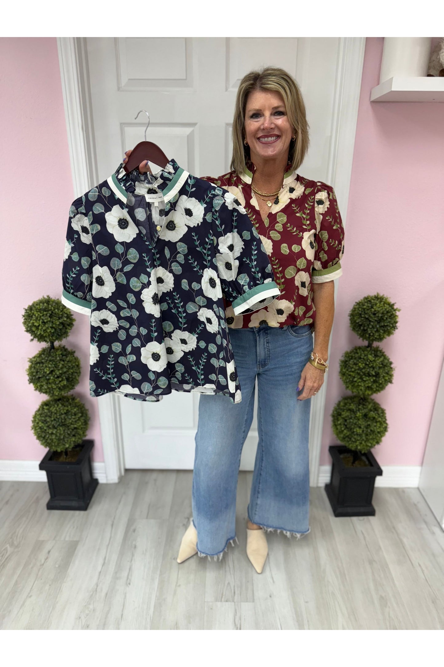 Kendall Floral VNeck