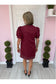 Green Envy  Stitch Mini Dress