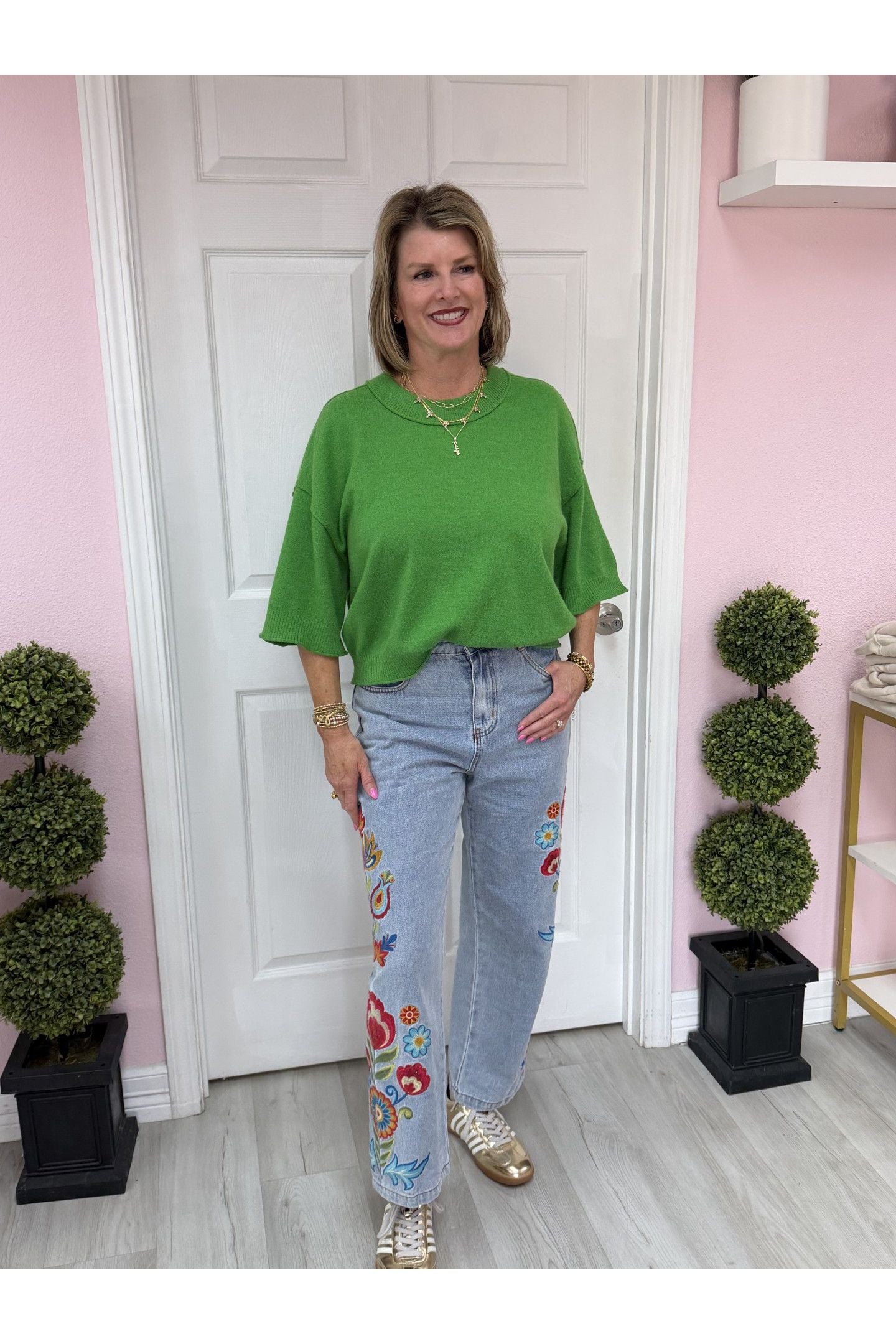 Blooming Time Jeans