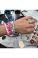 7 inch Octavia Stretch Bracelet - Pink
