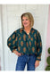 Montreat Hunter LS Floral Blouse