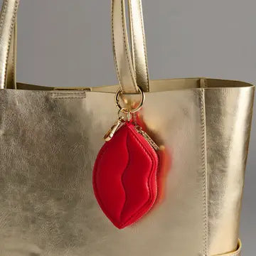 Kisses Zip Pouch Bag Charm