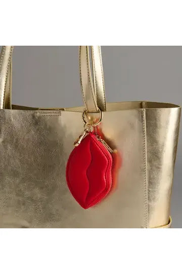 Kisses Zip Pouch Bag Charm