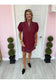 Green Envy  Stitch Mini Dress