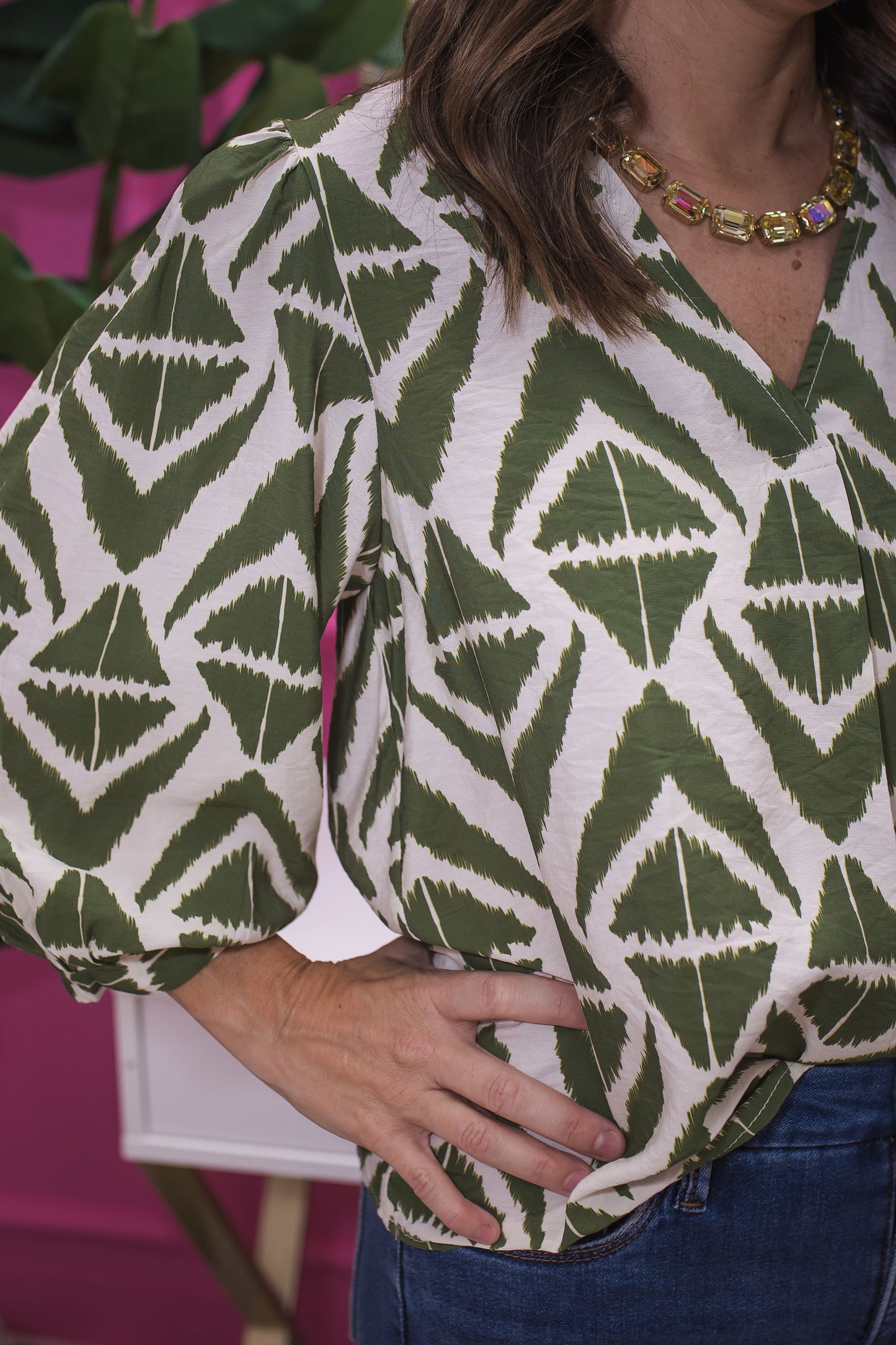Sloan Bold Print Blouse