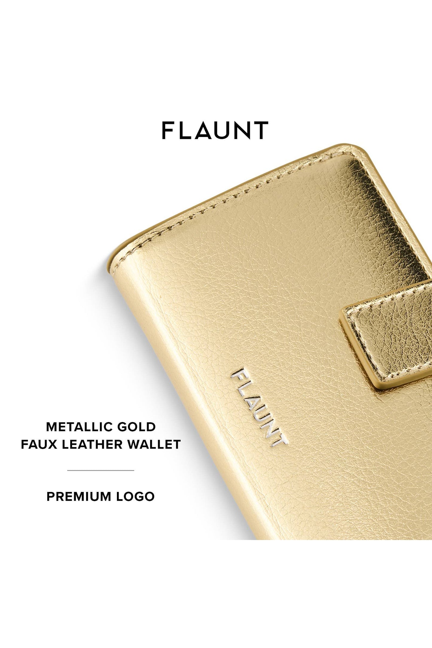 Gold Leather MagSafe Wallet