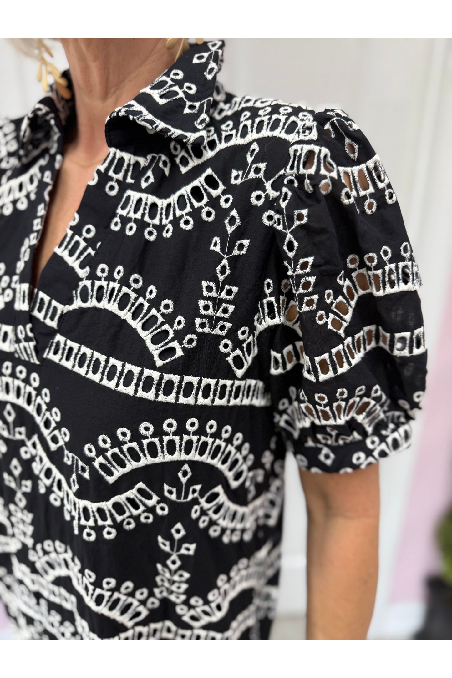 Geometric Patterned Dress