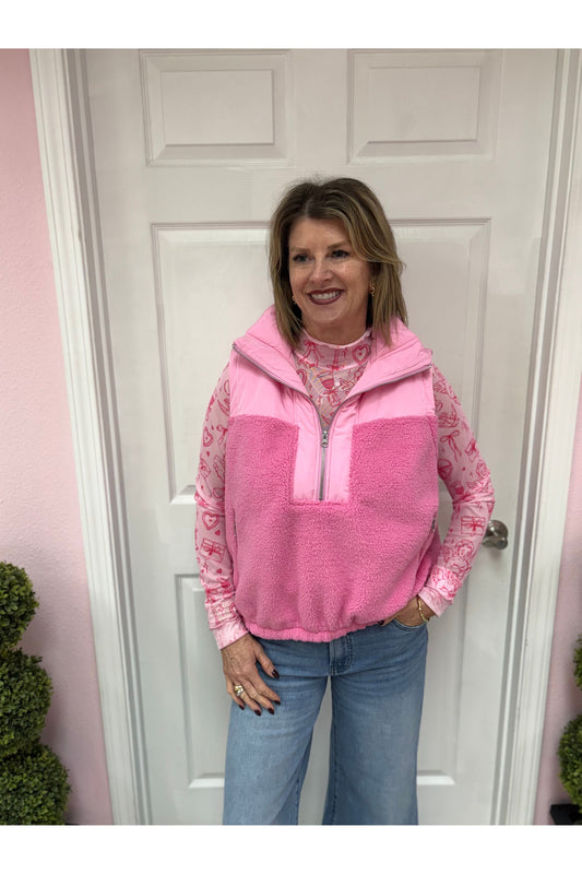 Pretty In Pink Vest