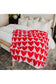 Red Hearts Valentine's Oversized Throw Blanket