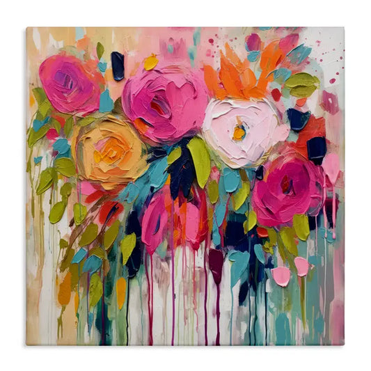 Blooming Floral Canva Print