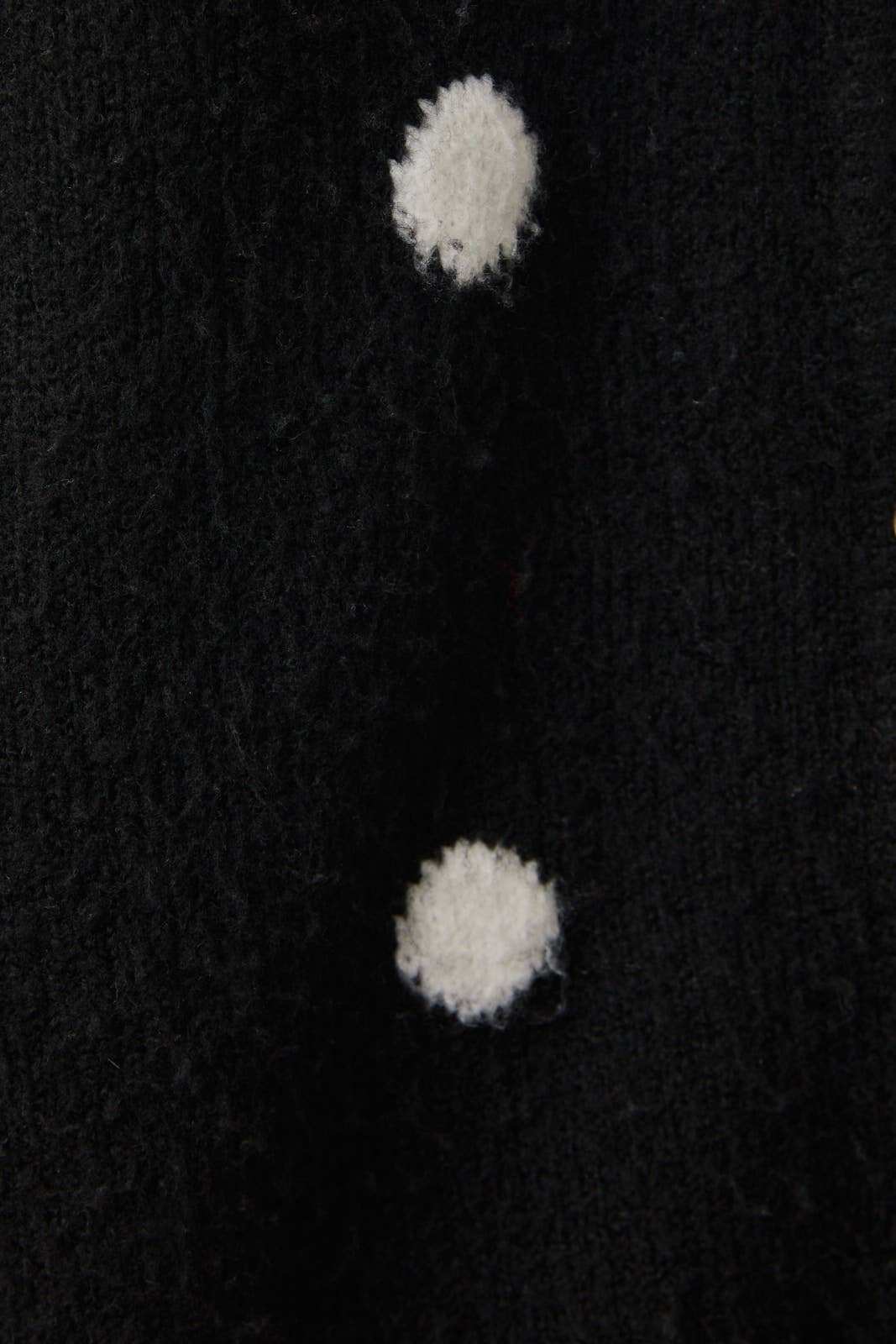 Black Polka Dot Cardigan