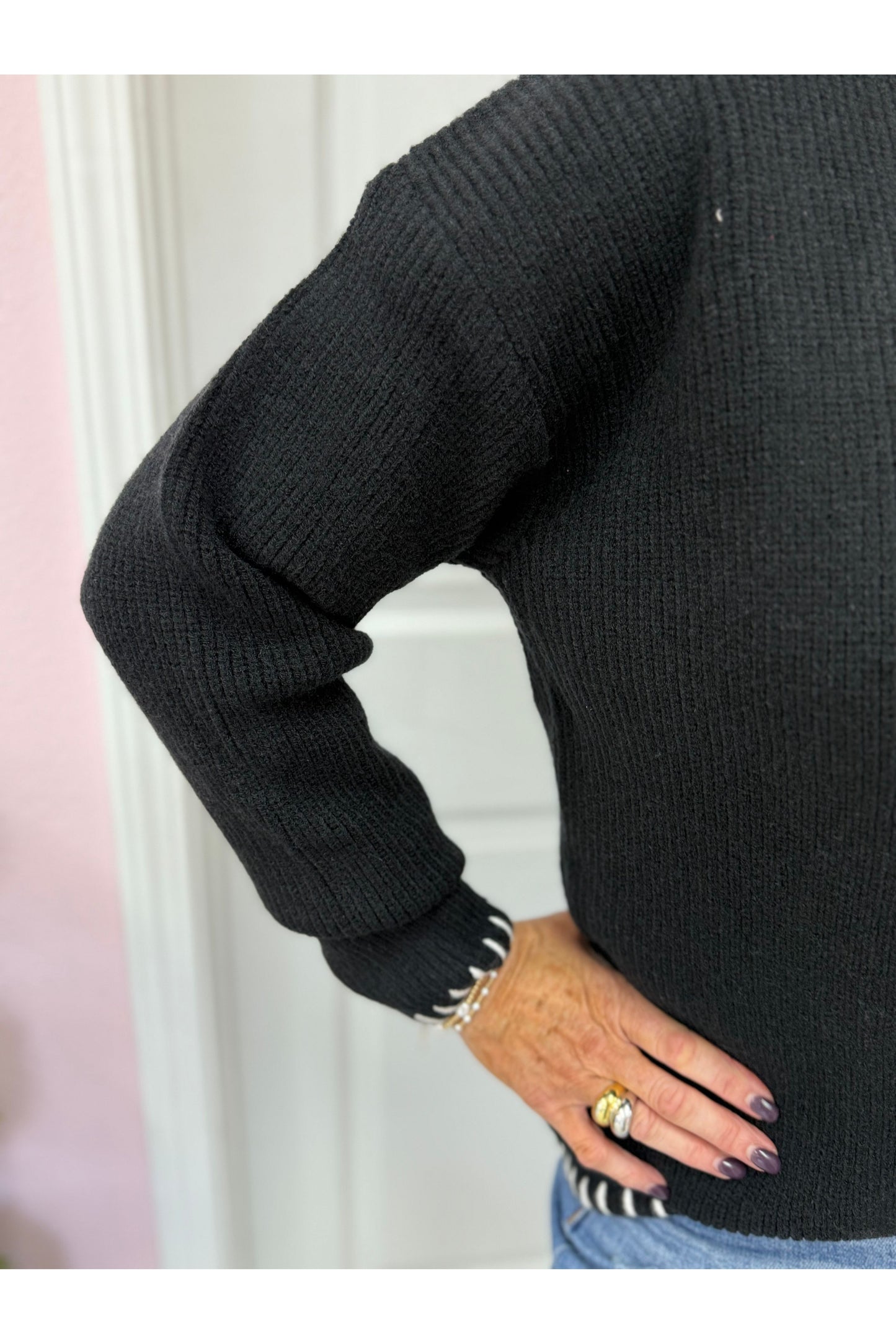 Black Boo Sweater