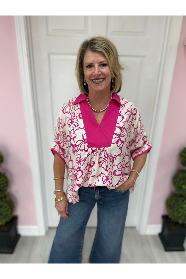 Megan Dolman Floral Blouse