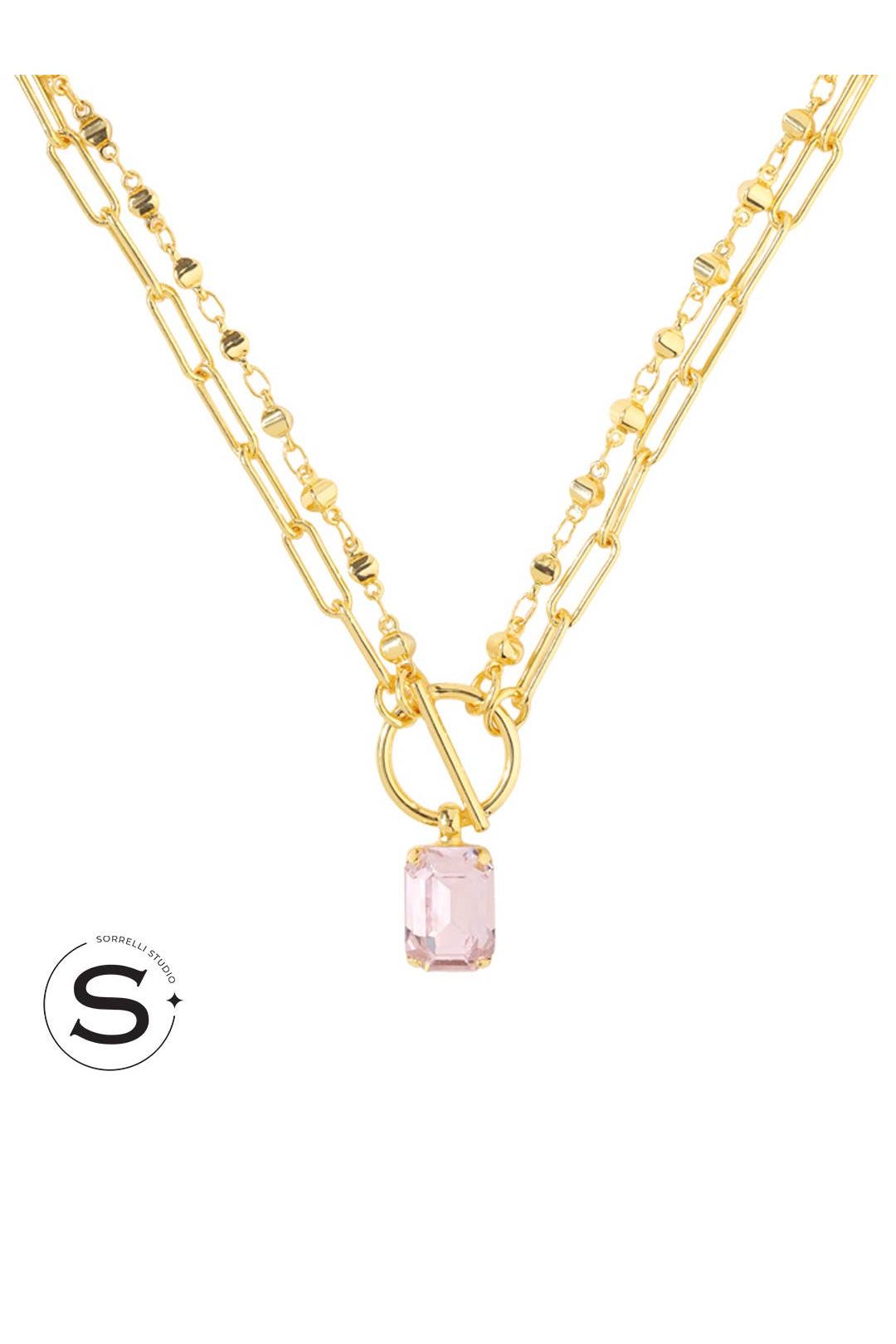 Studio Emerald-Cut Pendant Necklace - 6NGH8BGSIL