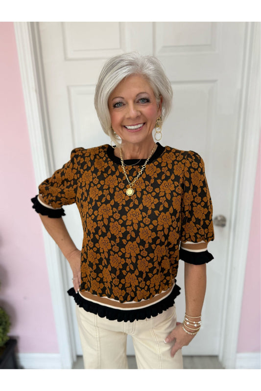Valerie Textured SS Sweater