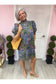 Monet Like Print Mini Dress
