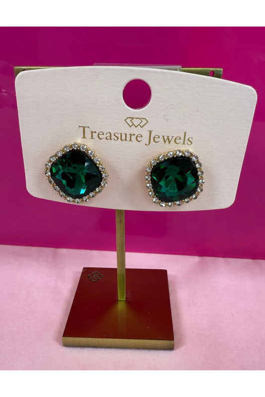 Holiday Shine Stud Earrings