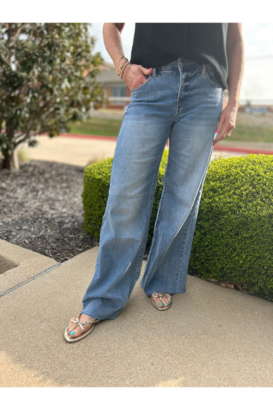 Tummy Control Pallazzo Jeans