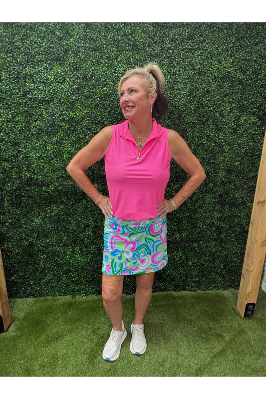 Gisele Floral Swirl Print Skort