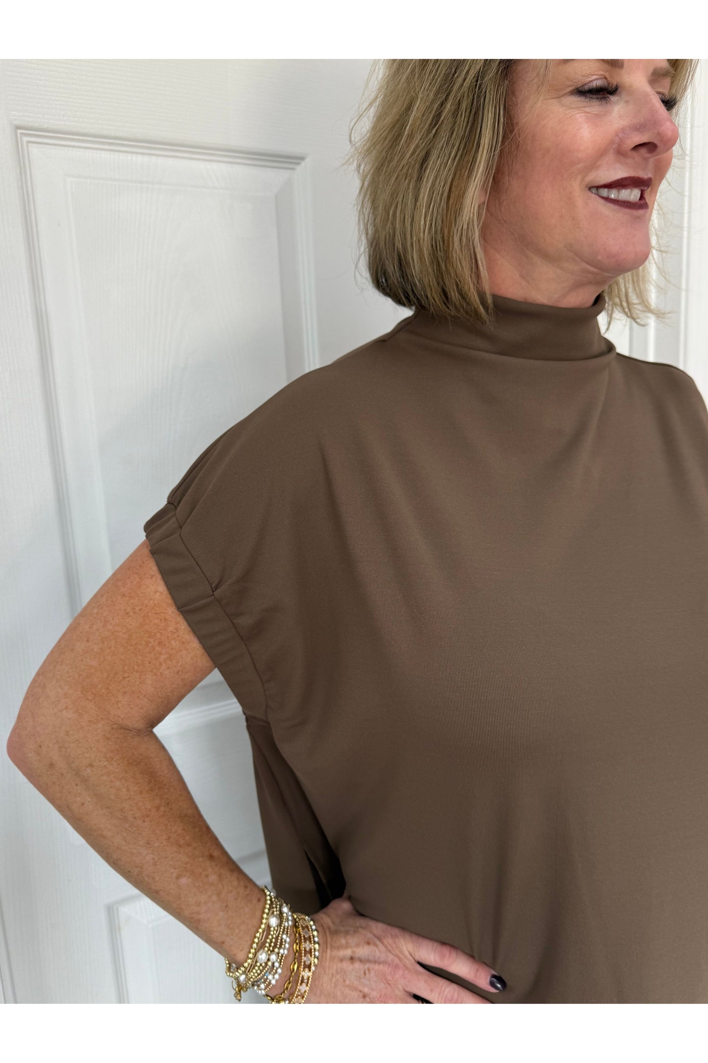 Mocha Elegance Dress
