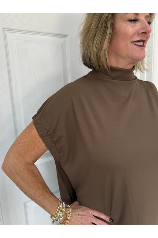 Mocha Elegance Dress