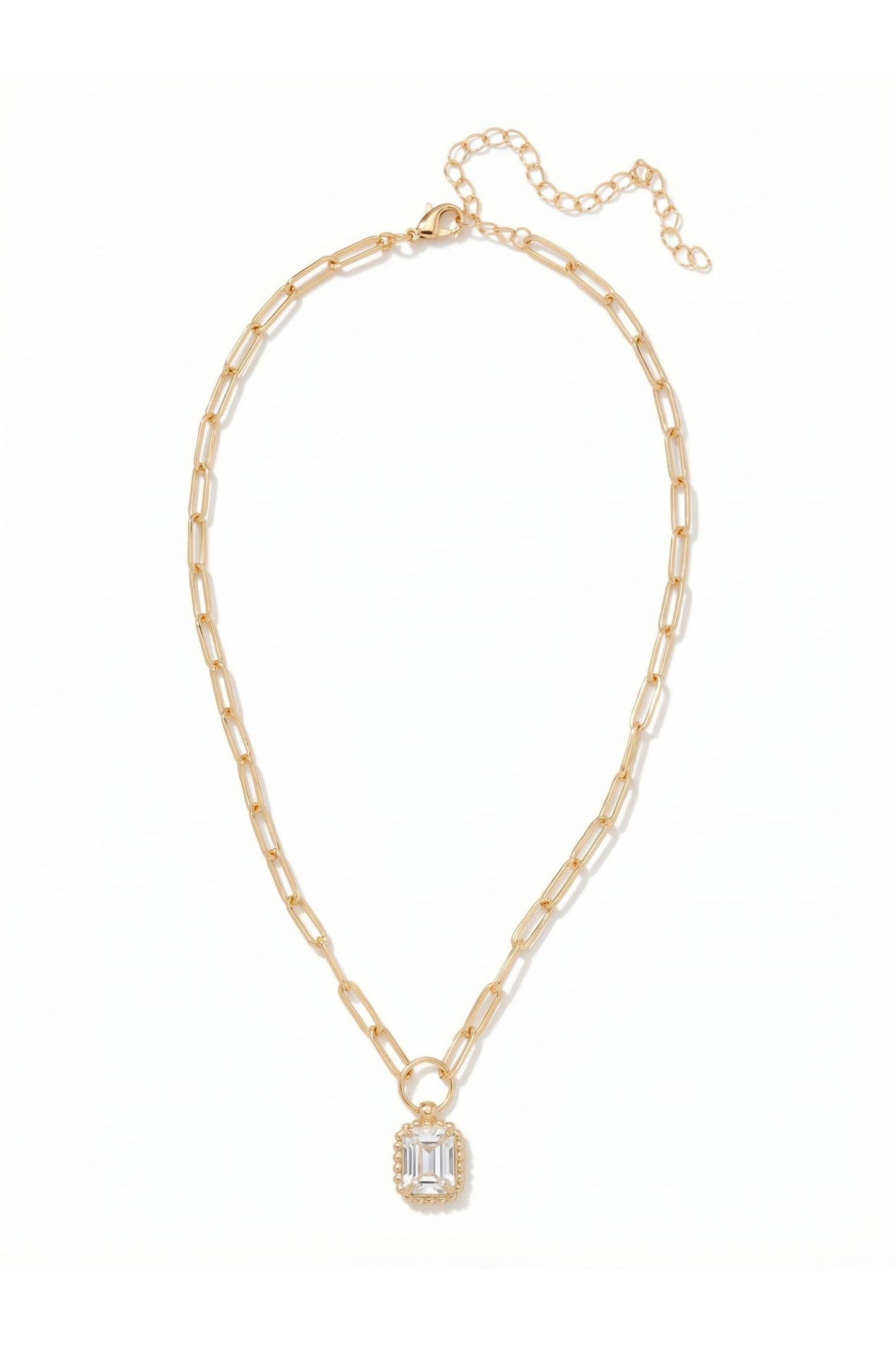 Octavia Scalloped Pendant Necklace