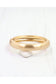 Harlow Hinged Bangle Bracelet Worn Gold