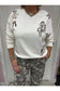 Western Motif Embroidered Graphic Sweatshirt