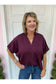 Georgia Vneck Short Sleeve Blouse