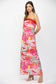 Take Me To The Beach Strapless Maxi