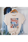 America Land of the Free T-Shirt – Retro Floral Independence