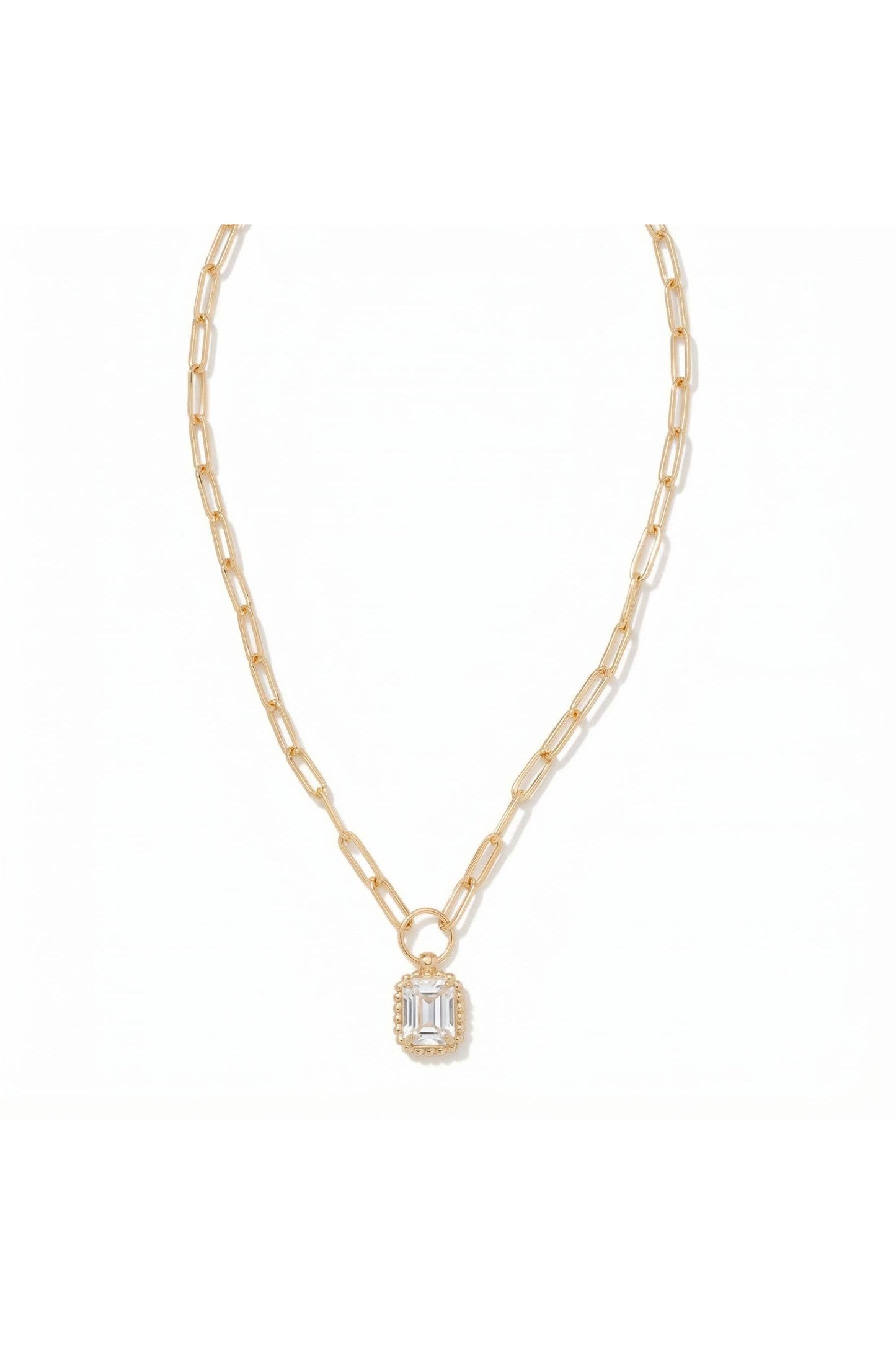 Octavia Scalloped Pendant Necklace