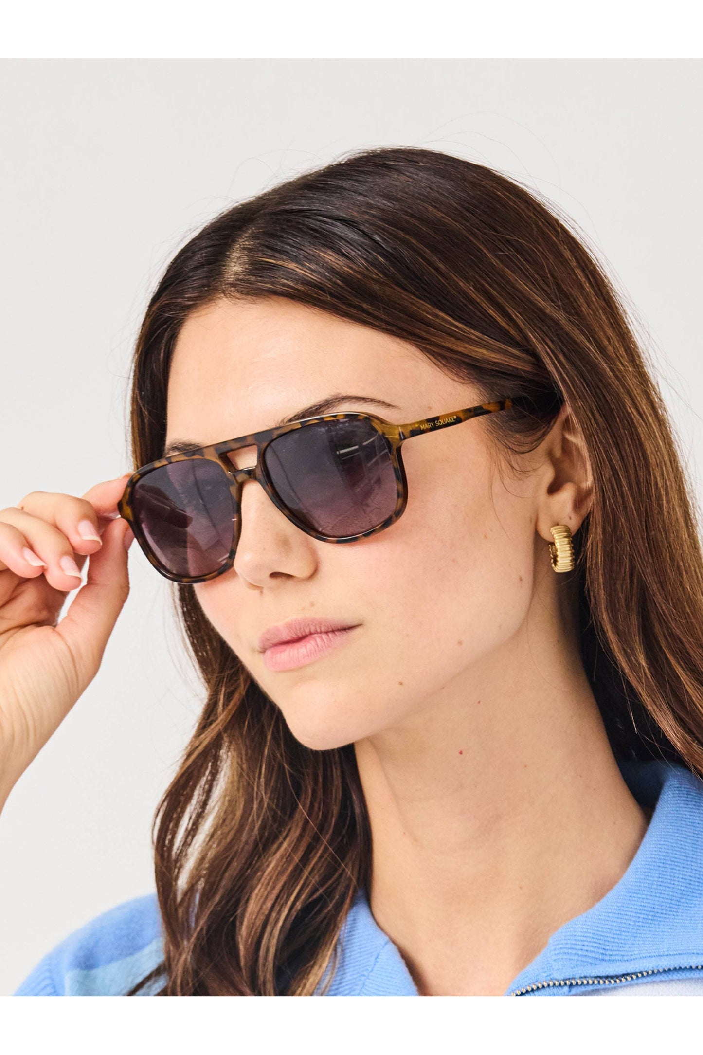 Morgan Polarized Sunglasses | Brown Tortoise