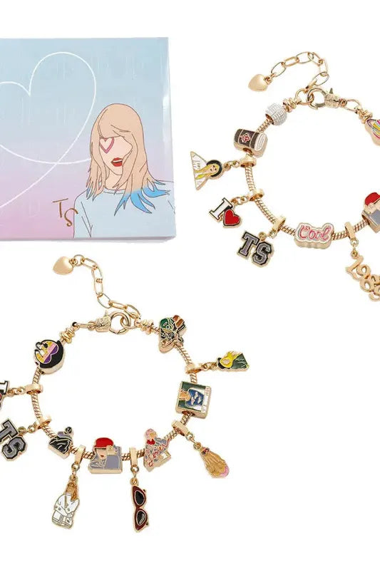 DIY TS Charm Bracelet Set