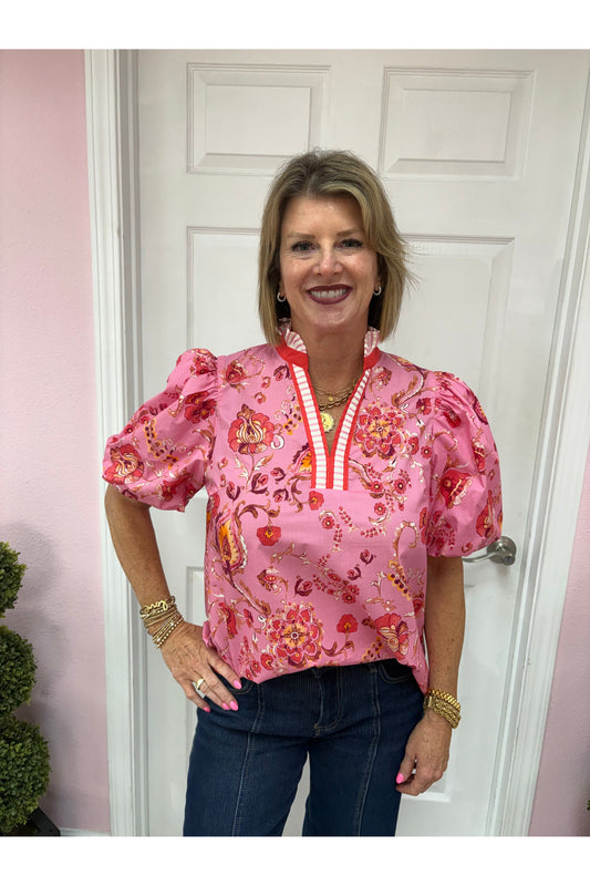 Hattie Botanical Top