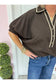 Alana Scallop Trim Blouse