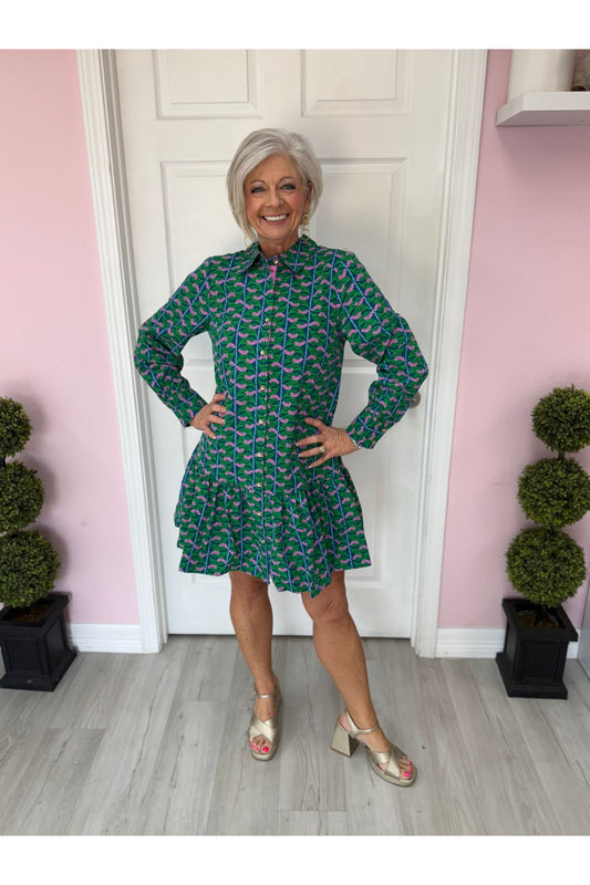 Fiona Patterned Dress