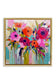 Bold Drip Roses Floater Framed Art