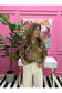 Christi Abstract Print Balloon Sleeve Top