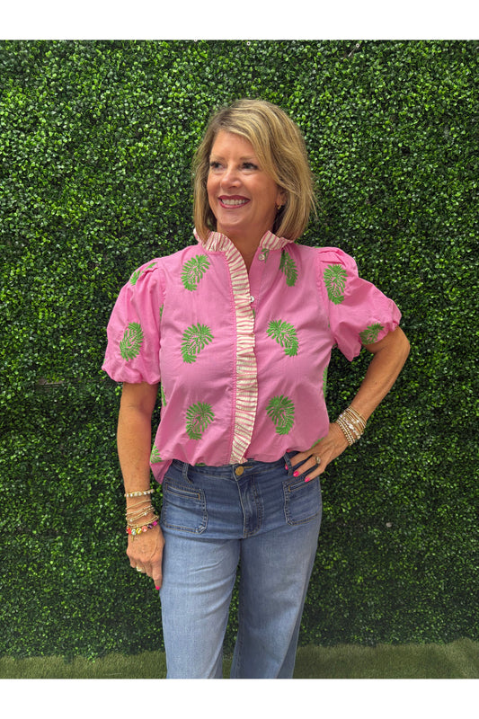 Natalie Botanical Top